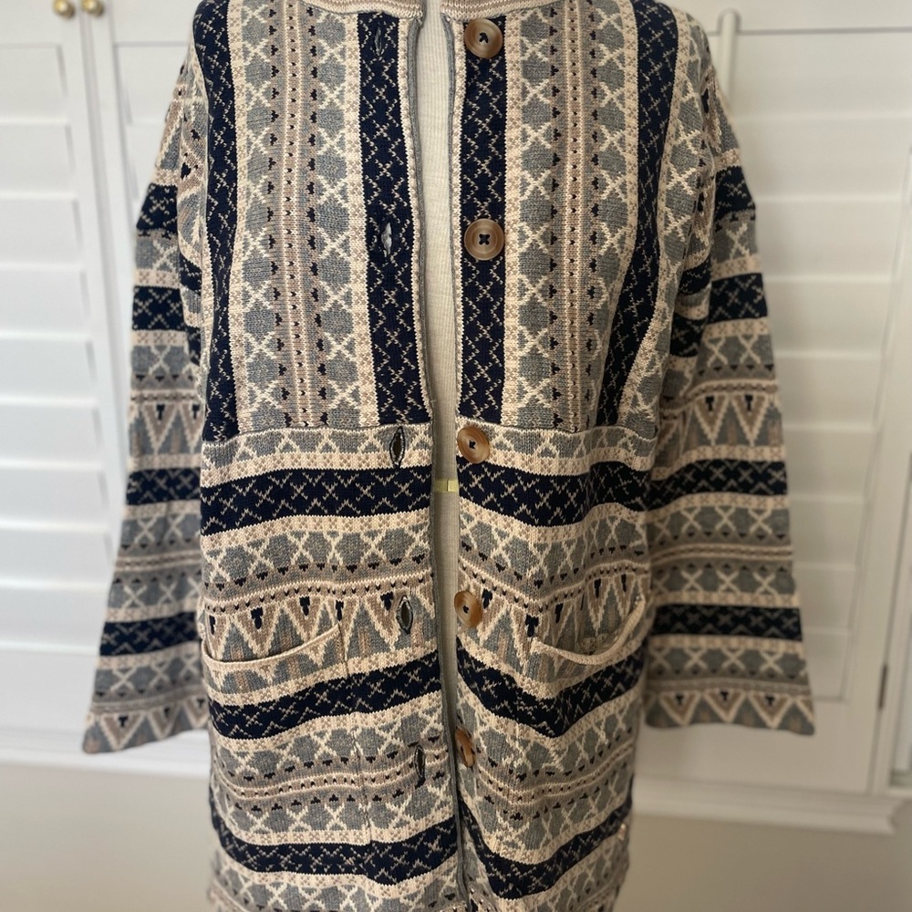 Hatley Jacquard Sweater Jacket. NWT